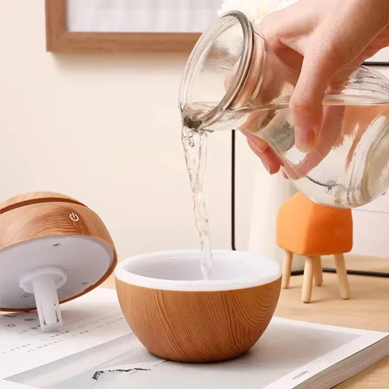 Mini Woodgrain Ultrasonic Humidifier