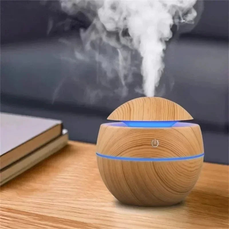 Mini Woodgrain Ultrasonic Humidifier